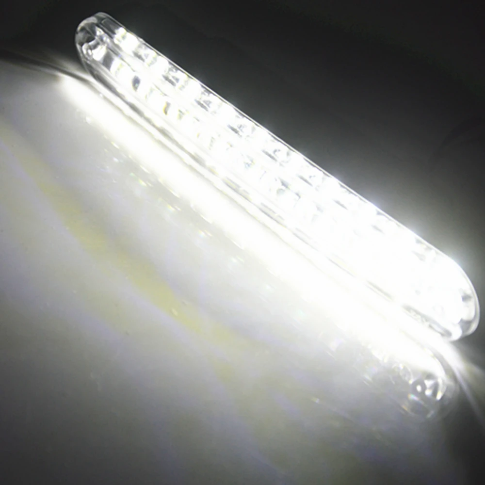 2PCS Xenon Practical 2 x 30 LED Car DRL Parking Daytime Running Light Daylight Lamp with Turn Function External Lights | Автомобили и