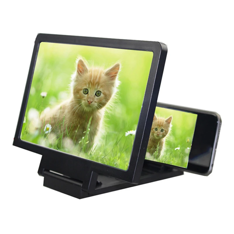 

3D Screen Amplifier Mobile Phone Screen Video Magnifier For Cell Phone Smartphone Enlarged Screen Phone Stand Bracket