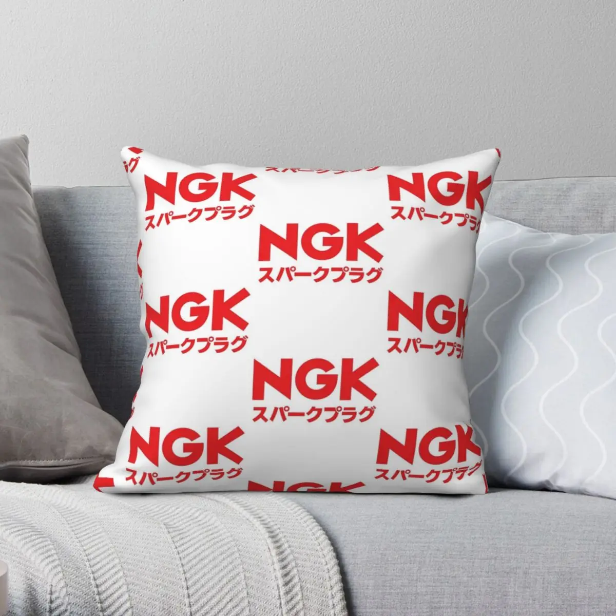 

Наволочка квадратная из полиэстера и льна, с принтом