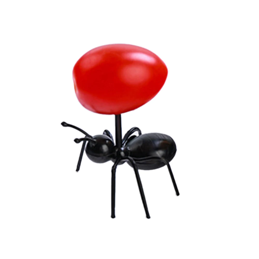 Горячая 12 шт./упак. пластиковая фруктовая вилка Новинка Ant вилка закуска пирог десерт многоразовая посуда для вечерние кухонные принадлежности