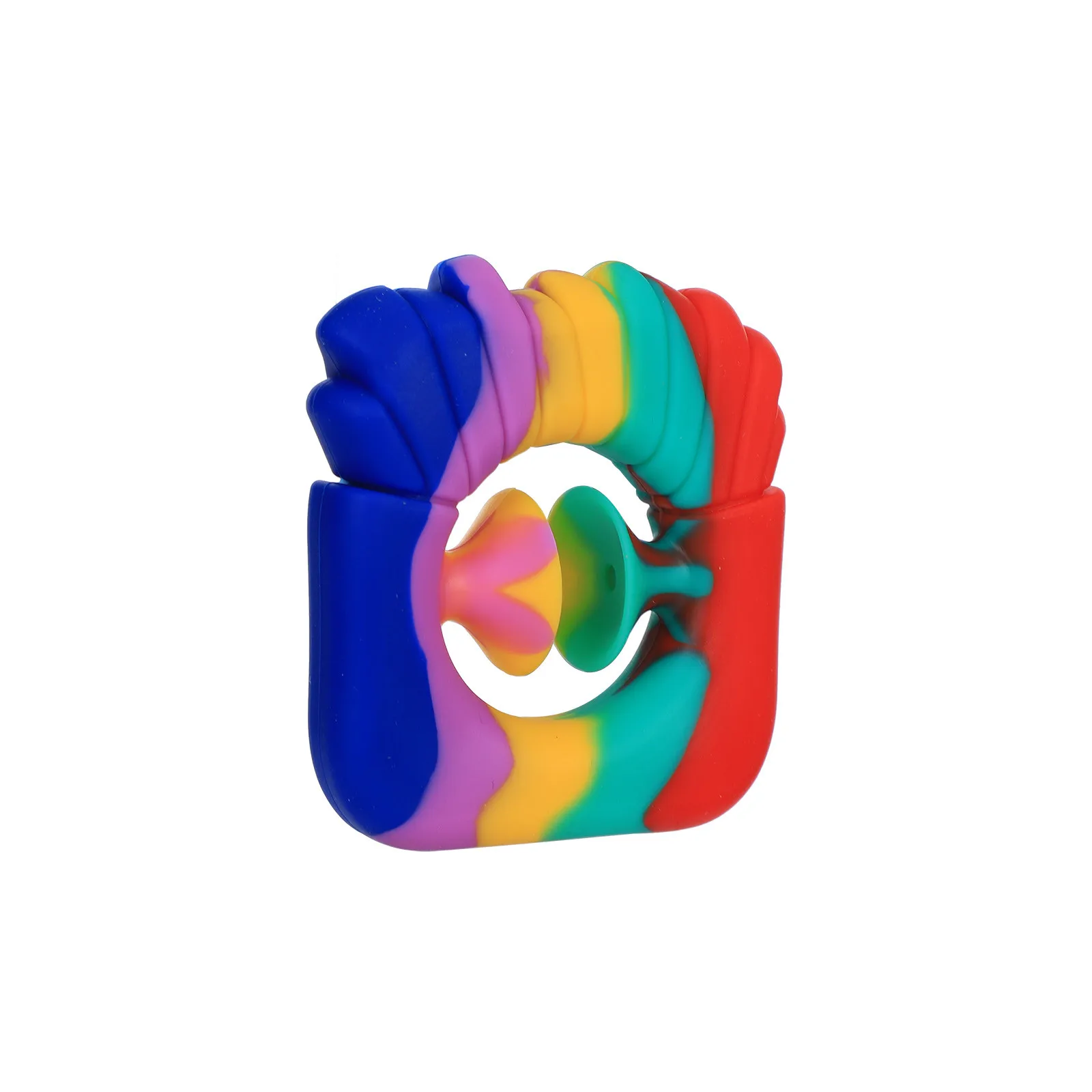 

Grip Strength Device Fidget Toys Pinch It Stress Reliever Anxiety Relief Toys Rainbow Colors Pineapple Stool Fries Brinquedos