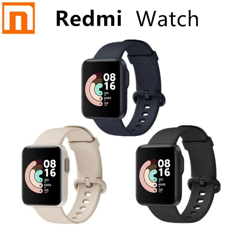 Смарт часы Xiaomi Redmi с пульсометром и монитором сна водостойкие IP68 35g 1 4