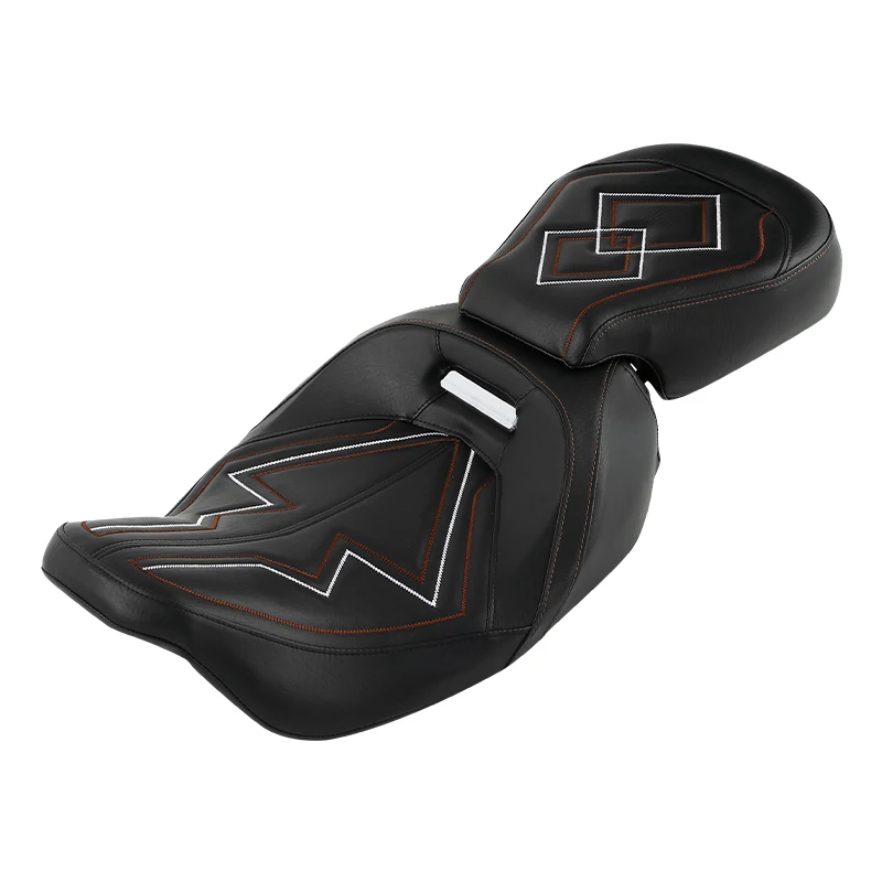 Motorcycle Two-up Front Rear Seat Backrest Pad For Harley Touring Street Glide FLHX FLHR FLTRXSE 2009-2021 | Автомобили и