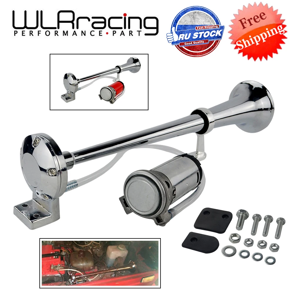 

17 дюймов, 12 В, 150 дБ, супер громкий, один автомобильный, Воздушный Рог, компрессор, автомобильный рожок, динамик, комплект для автомобилей, гру...