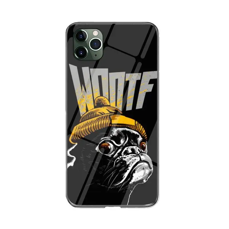 

FHNBLJ Dog Art Phone Case For iPhone 12 mini 12 PRO Max 11 pro XS MAX 8 7 6 6S Plus X XR cover