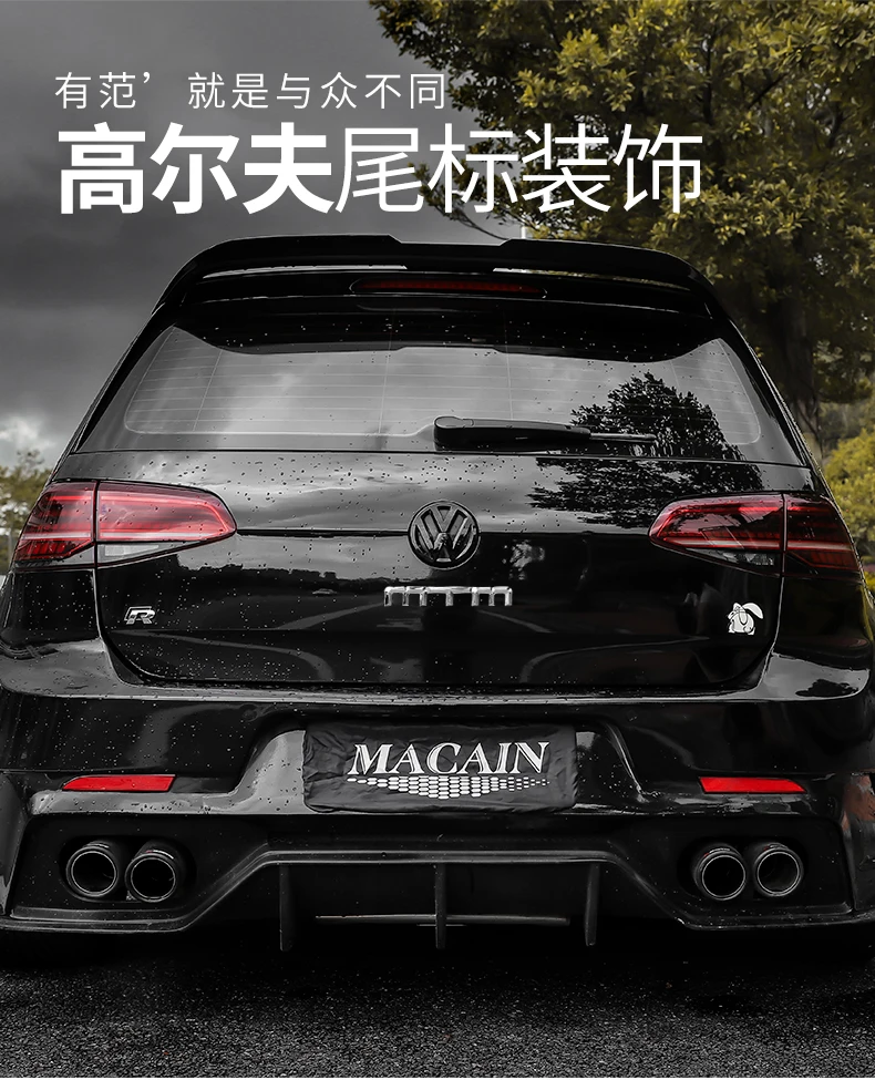Специальный Кузов для Volkswagen Golf 7/7 5 MK7 модифицированные детали MTM Tailmark R