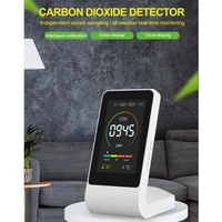 carbon dioxide detector usb air humidity temperature monitors greenhouse warehouse co2 air quality fast measurement alarm meter