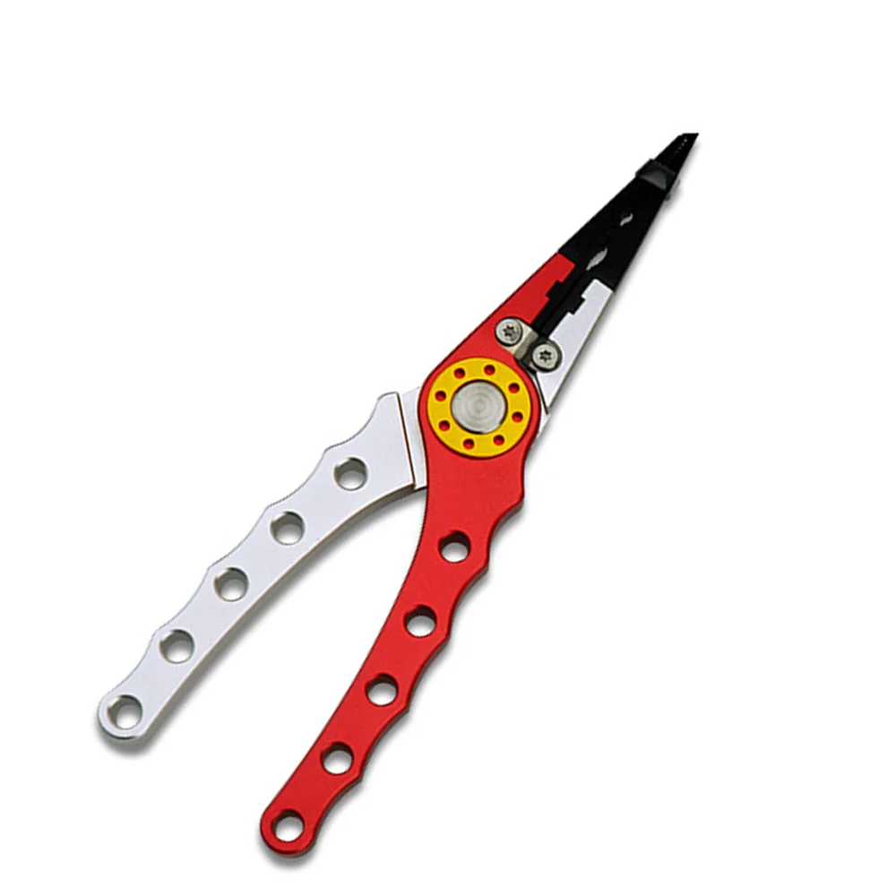 

Aluminum Alloy Fishing Pliers Split Ring Cutters Fishing Holder Tackle Hooks Remover Tool