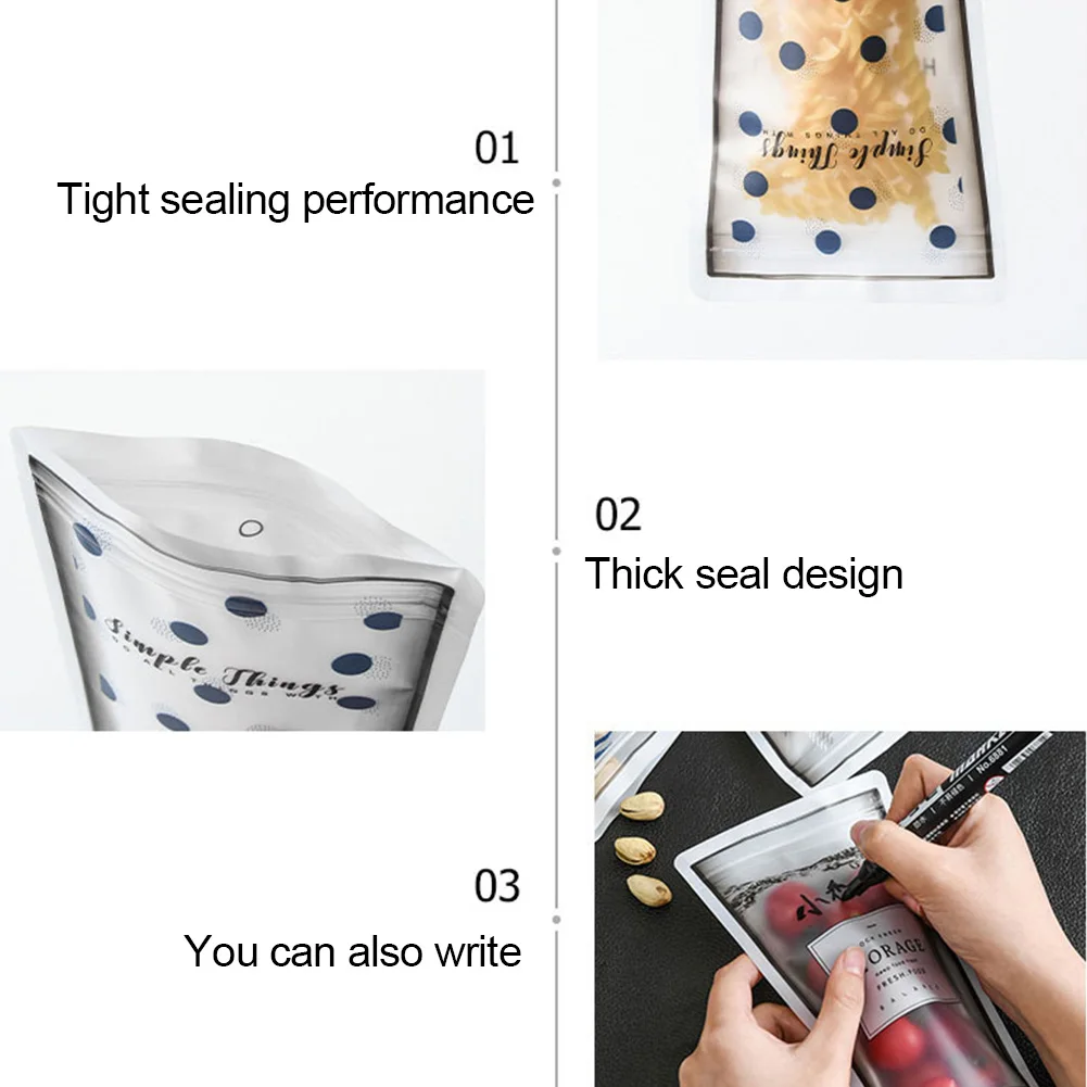 

Portable Food Bags Jar Bottles Zipper Bag Reusable Food Storage Snack Sandwich Mason Bag Seal Fresh Sealed Bags Food Saver Bags