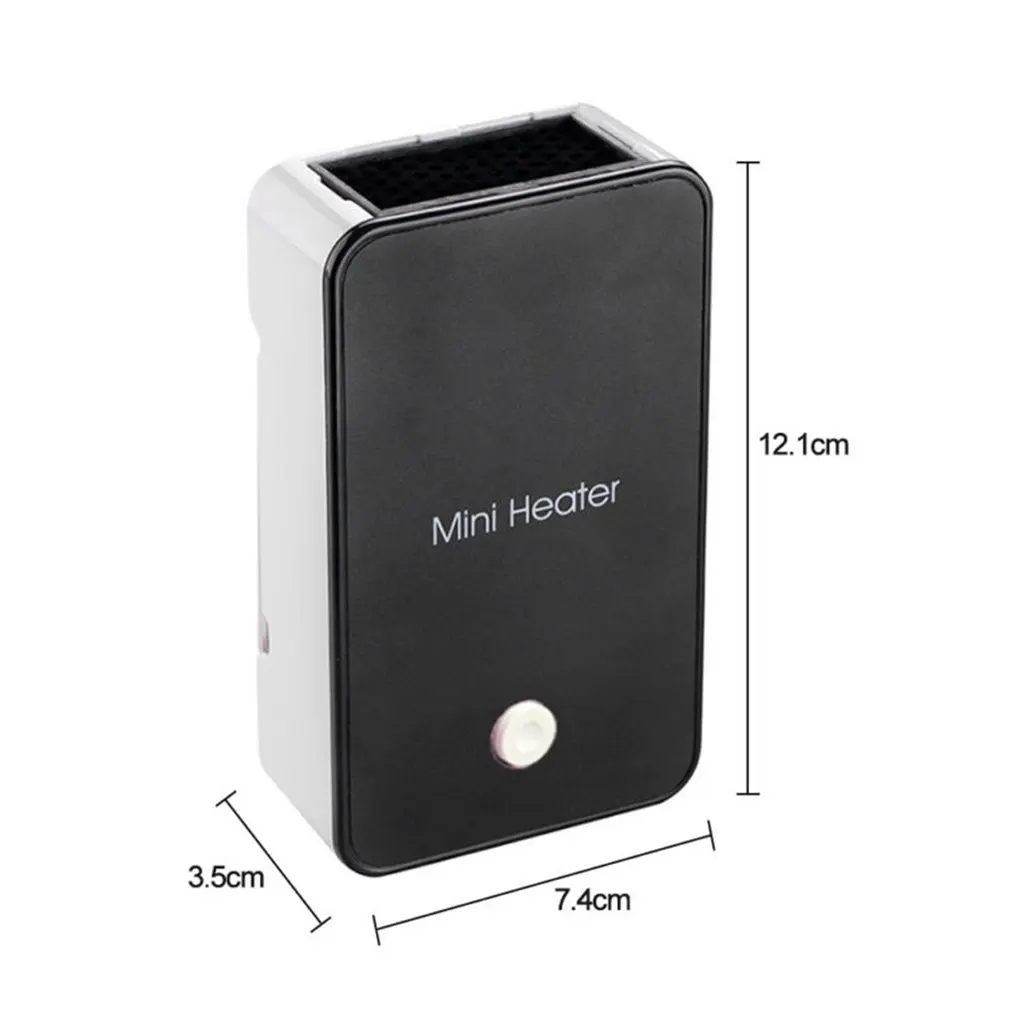 

Mini Desk Fan Portable Desktop Winter Warm Space Electric Heater Thermostat Fan For Bedroom Office Home 220V EU Plug