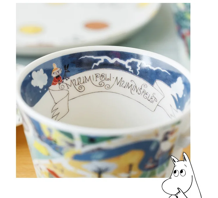 Скандинавский стиль мультяшная чашка кофе Moomin керамический стакан для молока стекло детский любимый подарок милая чашка