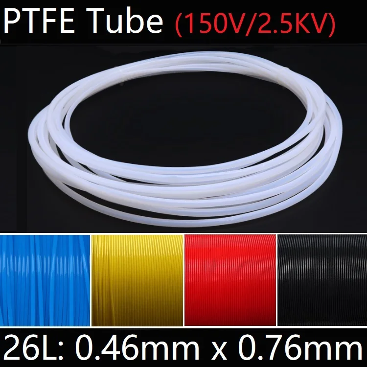 26L 0 46 мм x 76 PTFE трубка T eflon Изолированная жесткая капиллярная труба F4 устойчивая к