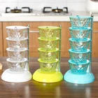 Вращающаяся Пластиковая Полка для специй с вращением на 45 уровней, коробка для приправ, шейкер для бутылок, банка для барбекю, соли, перца, коробка для специй, набор кухонных инструментов