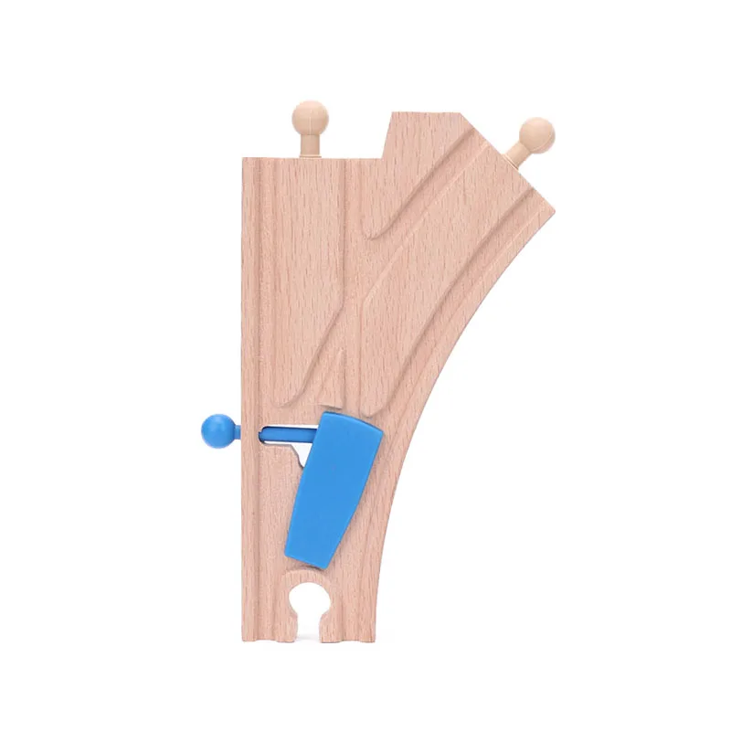 2 шт./компл. синий Y-Switch коммутационный рельс деревянный поезд трек аксессуары