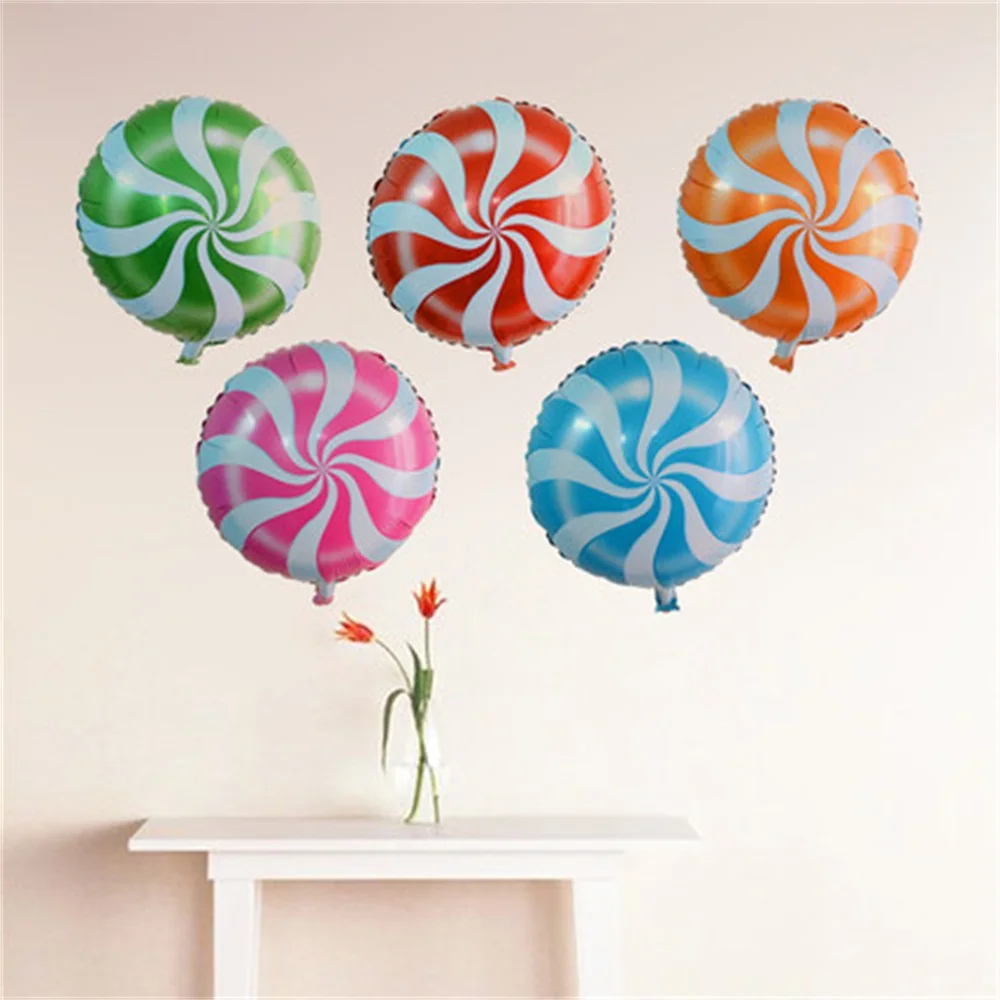 

50/100pcs 18inch Colorful Candy Foil Balloons Lollipop Helium globes Baby Shower Birthday Wedding Party Supplies Decor Kids Toys
