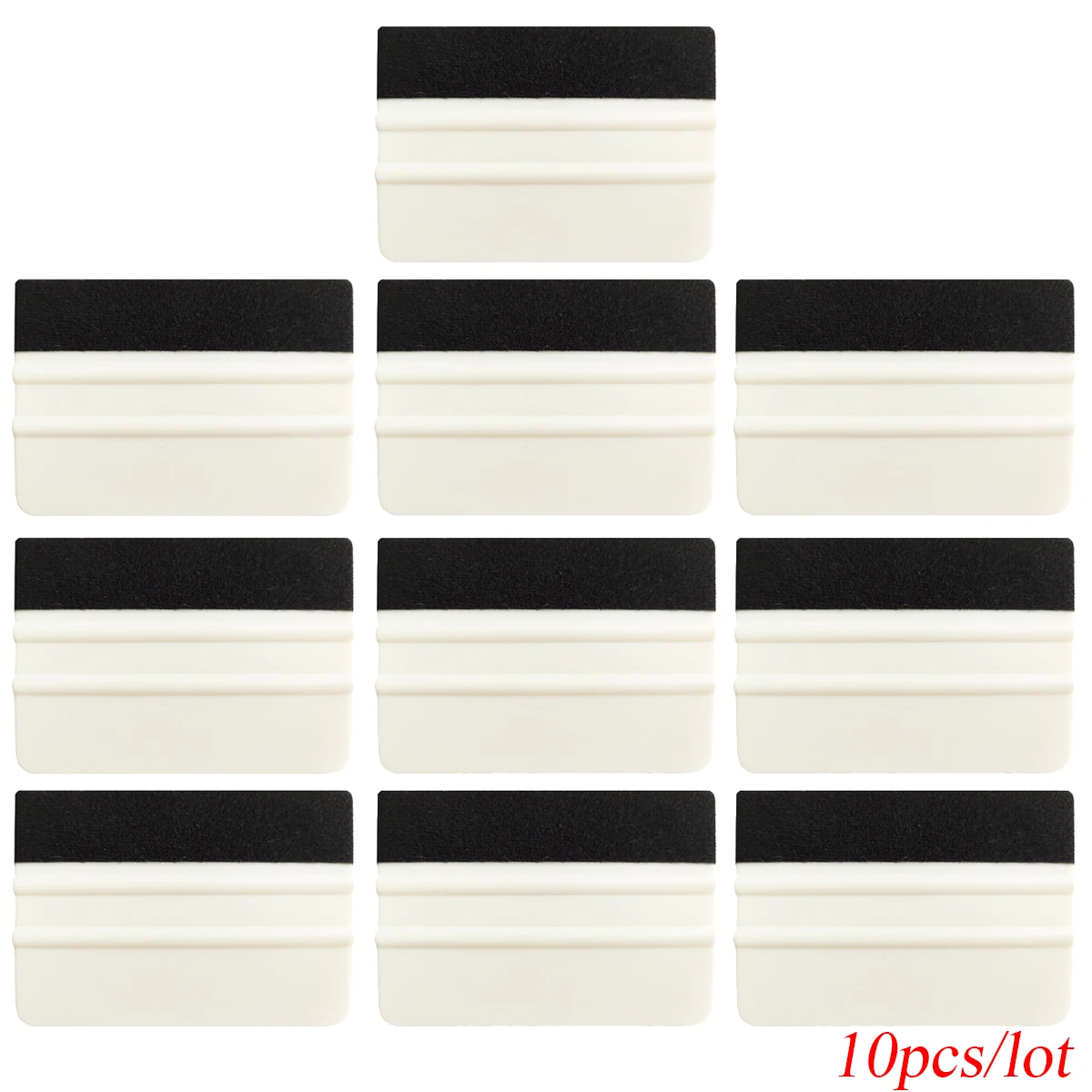 10 шт. мягкий скребок с тканевым войлоком край обертывание ped про ТИНТ окно