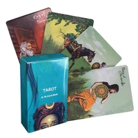 78pcs light seers tarot cards deck games oracle party playing card divination fate high grade english tarot table board game