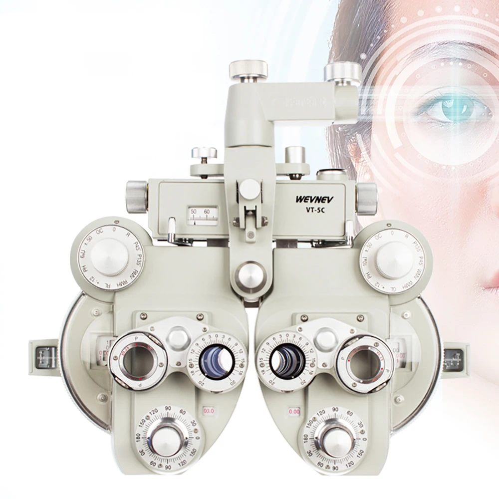 

Ручной рефрактор фороптер оптический Вид Тестер оптометрический аппарат для комплексного офтальмоскоп VT-5C