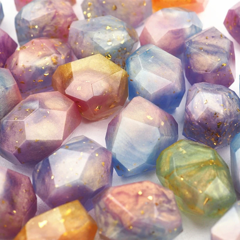 

Crystal Epoxy Resin Mold Irregular Geometric Faceted Gemstone Crystal Spar Ore Night Light Mirror Silicone Mold