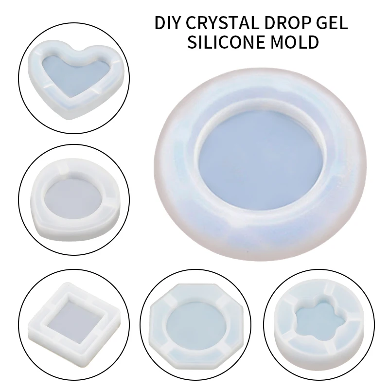 Новый горшок Сделай Сам Плесень пепельница горка Гибкая силиконовая форма