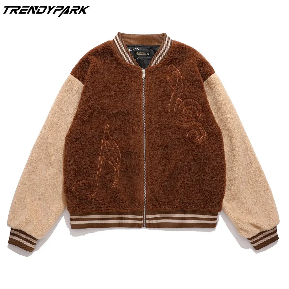 

Men's Jacket Baseball Uniform Embroidery New Cotton Fabric Harajuku Hip Hop Streetwear Casual Oversized Varsity Coat