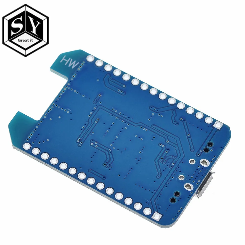 Плата для разработки Интернета Wi Fi ESP8266 ESP12E ESP12F модель CH340G голубой цвет Φ адаптер