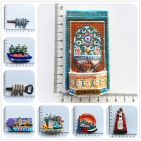 european and american spain fridge magnets tourism souvenir refrigerator magnetic sticker collection handicraft gift