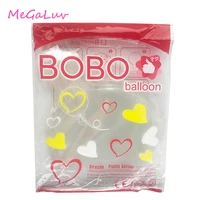 50pc 1018202436 inch inflatable bobo balloon transparent globes birthday party decoration wedding baby shower decor ballons