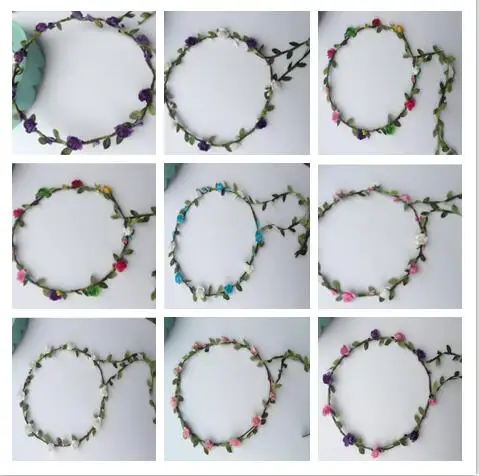 

Искусственная цветочная гирлянда из ротанга с зелеными листьями, 200 шт.