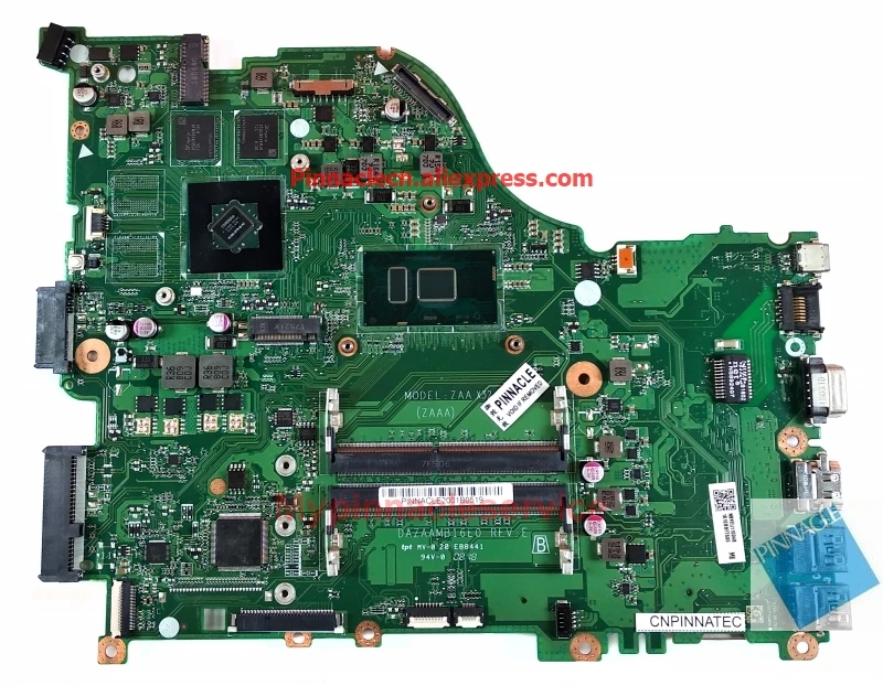 Материнская плата NBVEU11004 I5 7200U GT940MX для Acer Aspire E5 575G DAZAAMB16E0|Материнские платы