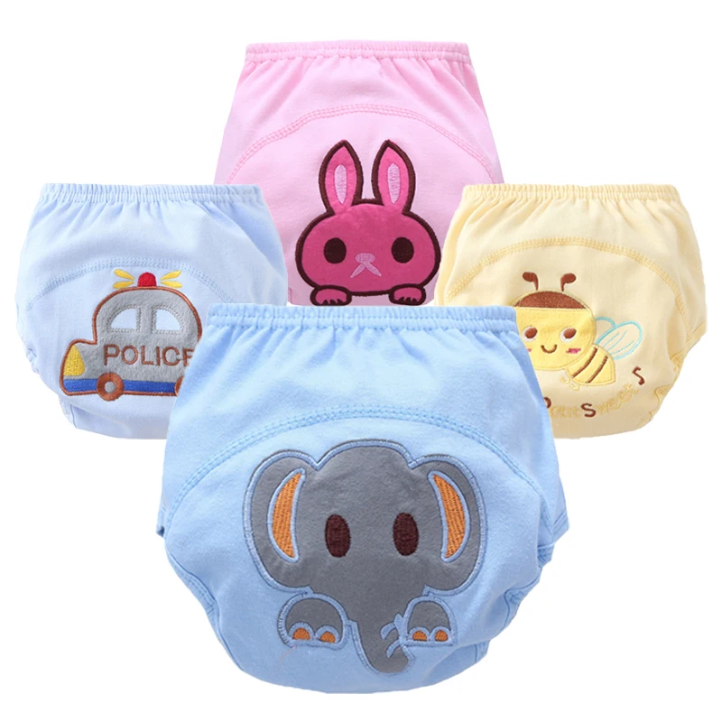 Милые детские подгузники многоразовые памперсы тканевые моющиеся Детские