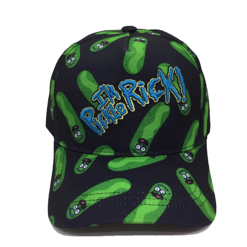 Rick Hat Mr. Meeseeks Whimsy Pickle Регулируемая Кепка для бейсбола в стиле хип-хоп парусиновая