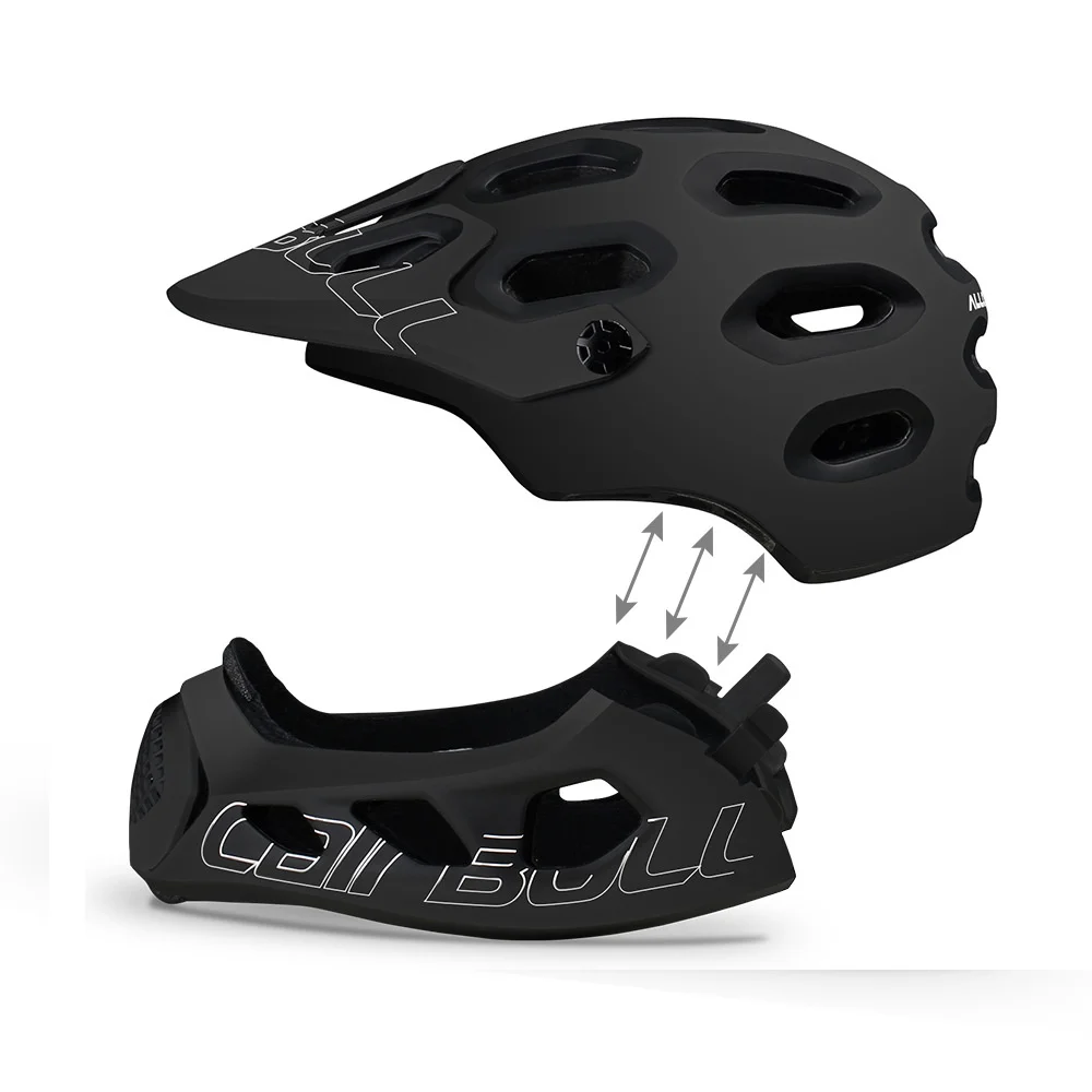 Riding Equipment Unisex Protective Gear ALLCROSS Mountain Cross Country Bike Full Face Helmet Extreme Sports Safety Helmet