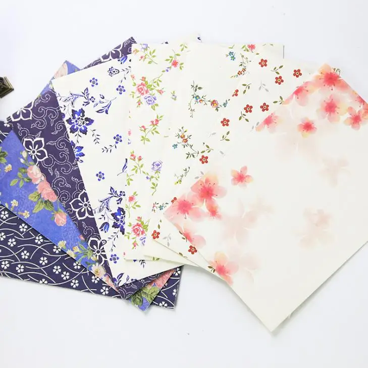 10 шт./партия, милые красивые конверты с цветами, бланки, вишневые розы, бумажные конверты с буквами, свежие элегантные цветочные конверты, канцелярские товары
