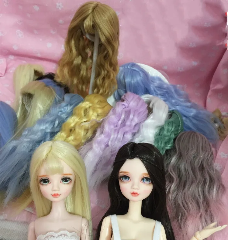 

wigs hairs for bjd doll SD 1/6 bjd doll diy wigs for BJD doll
