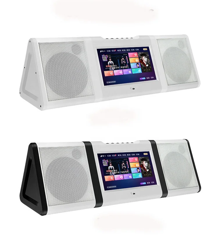

Караоке-бокс ktv плеер android с сенсорным экраном, караоке-плеер с беспроводным микрофоном, караоке-система с ЖК-экраном 10,1 дюйма