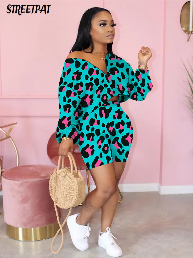 Топ байкерские шорты Комплект из двух предметов Для женщин спортивный костюм с