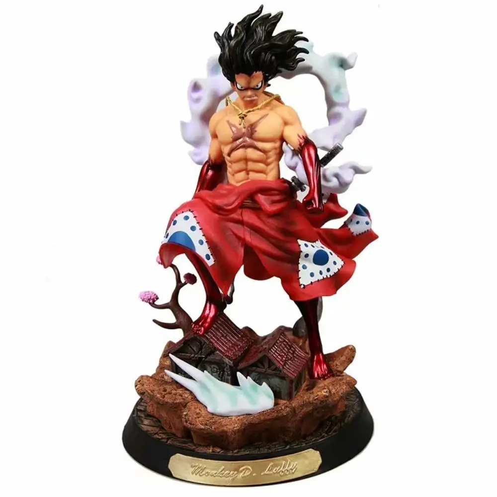 

Anime One Piece Wano Luffy Gear 4 Snakeman Kimono Ver. GK PVC Action Figure Statue Collectible Monkey D Luffy Model Toys Doll