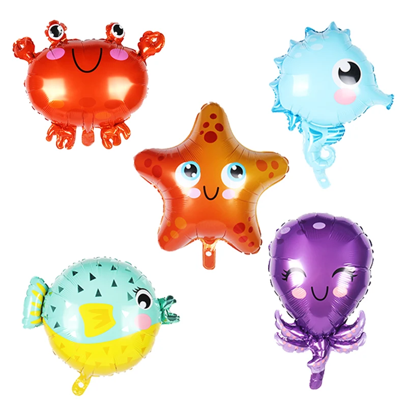 Мультяшный осьминог Акула морская звезда | Дом и сад