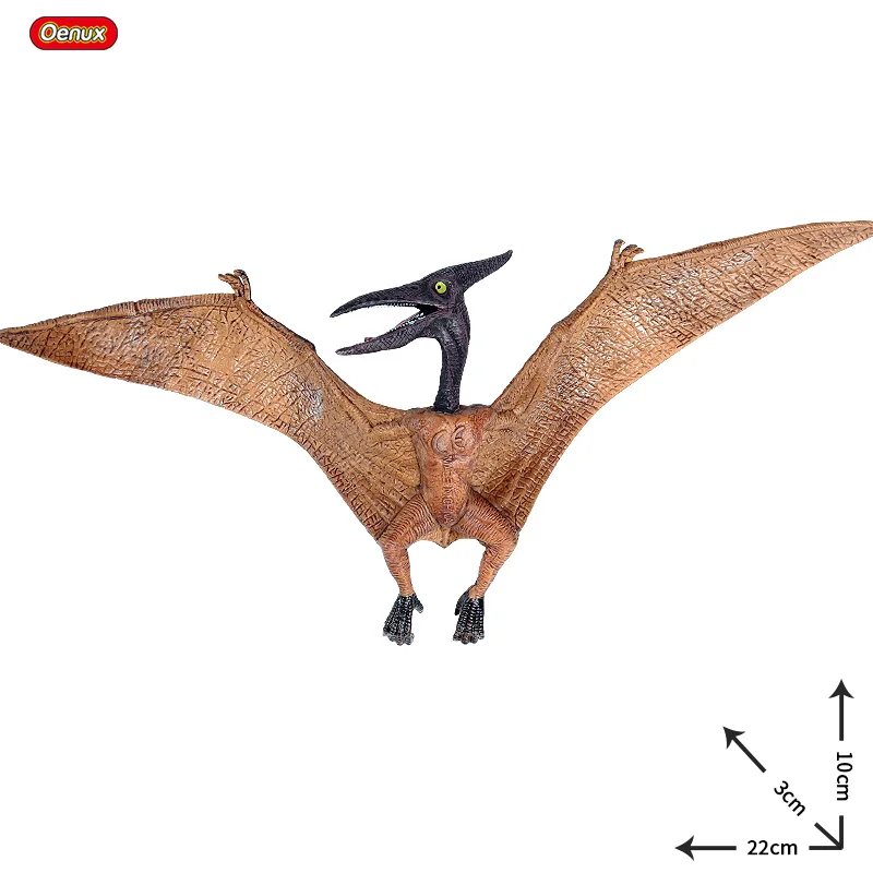 without box Oenux классический Юрский птеродактил Хищник фигурки Quetzalcoatlus динозавр животные модель ПВХ Коллекция детская игрушка - Цвет: without box