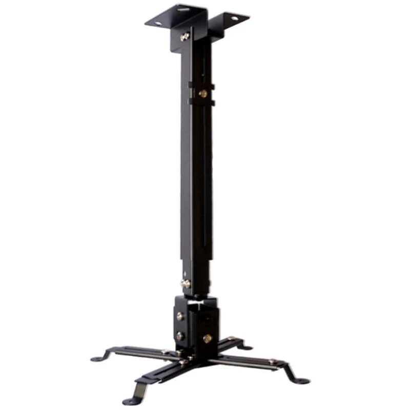 Черная универсальная стойка для проектора телескопическая Регулируемая