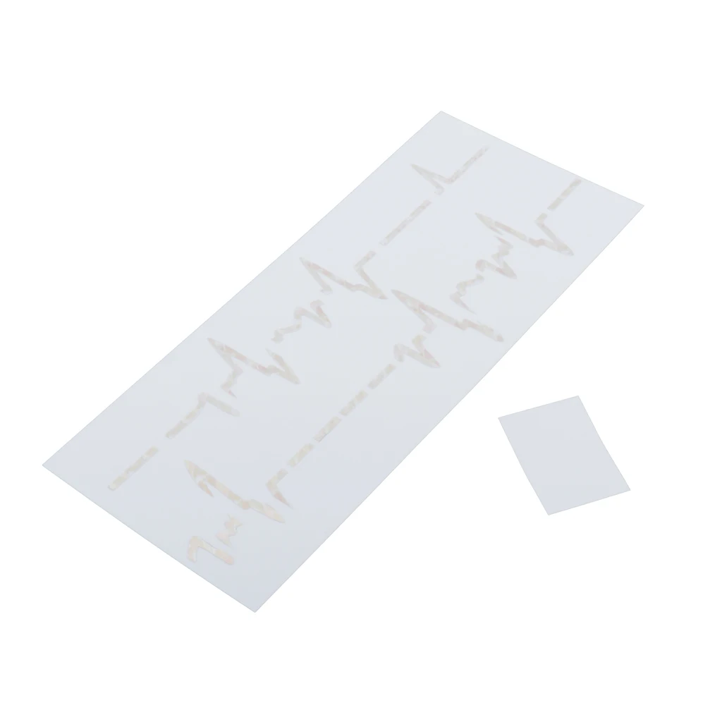 

1x наклейка на бампер для гитары в форме ЭКГ, инструменты, наклейка, декоративная художественная наклейка