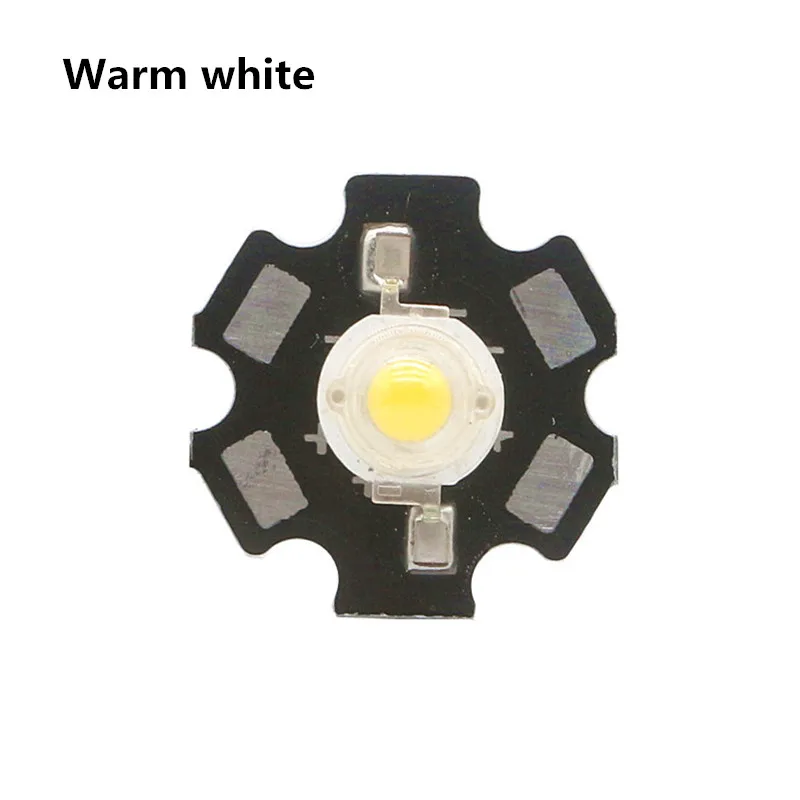 1 Вт 3 светодиодный чип высокой мощности натуральный холодный теплый белый