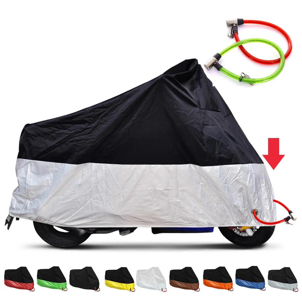 

M-4XL Motorcycle Scooter Cover Universal Outdoor Uv Protector for Honda Integra 750 Monkey Z50 Msx 125 Nc 750X 700X Rebel 250