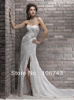 free shipping 2016 new style sexy bride wedding custom sizes lace flowers lace up princess wedding dress