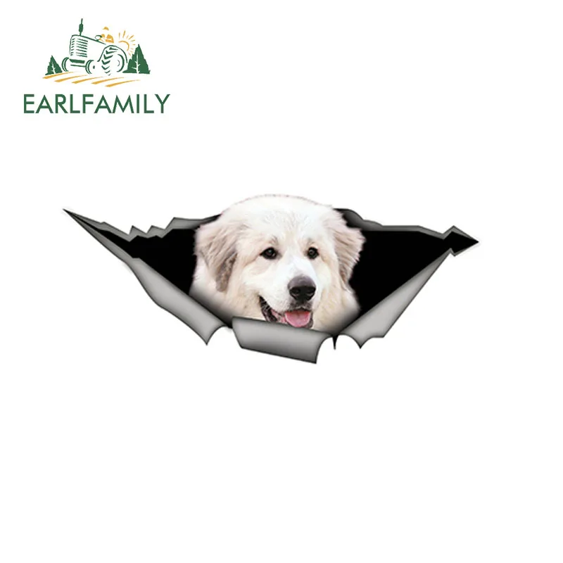 EARLFAMILY 15 см x 6 великолепные Пиренеи фотоэлемент для животных собака