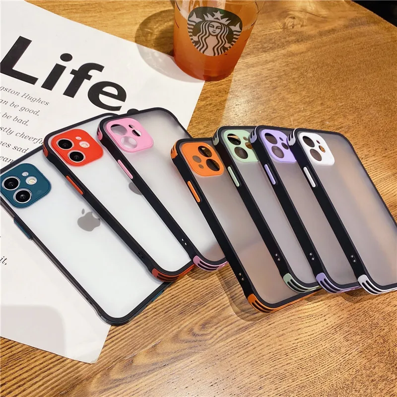 

for iPhone 12 11 Pro Max Mini X Xr Xs 8Plus 7 6s TPU super protection anti-drop shockproof lens detachable mobile phone case
