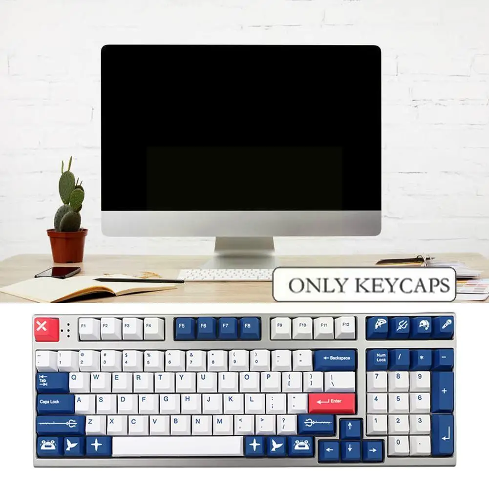 

138s Gmk Pbt Cap Profile Mechanical Board Cap For Strafe K65 K68 K70 G710+ And 7u Space E5a1 R3j9