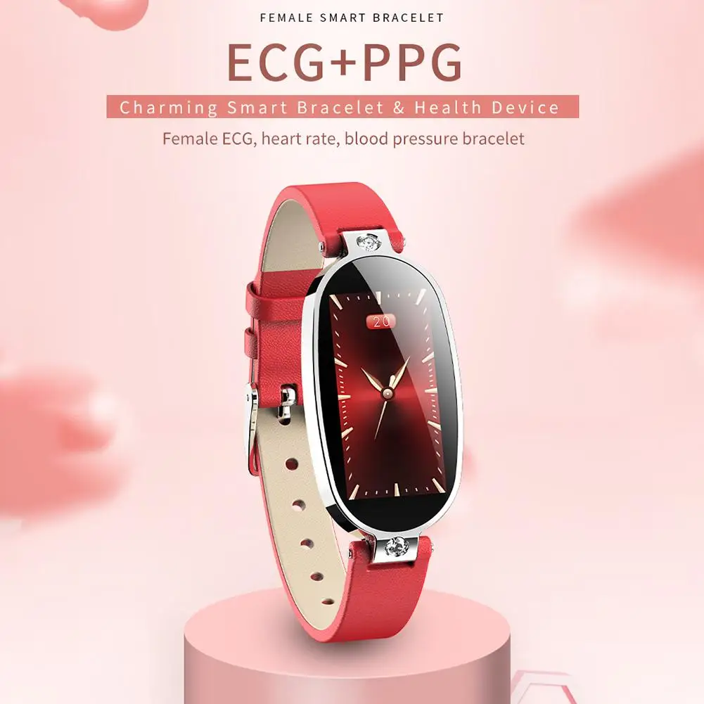 B79 женский умный Браслет фитнес-трекер PPG ECG кровяное давление двойной мониторинг сердечного ритма мониторинг сна напоминание о звонке PK S3 S3pro