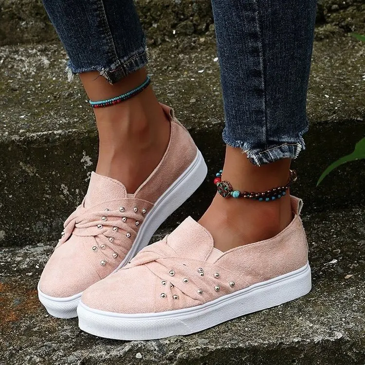 

2021 New Autumn Women's Lace Plus Size Canvas Shoes Women's Casual Flats Chunky Sneakers Female Vulcanize Shoes